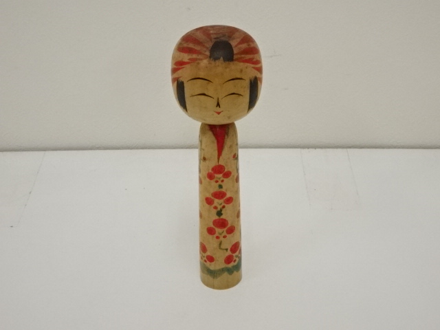 TRADITIONAL JAPANESE CRAFT / KOKESHI DOLL (21.1 cm)/ ARTISAN WORK